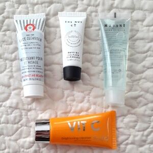 Set Of 4  Facial Cleansers First Aid Beauty, The Nue Co, Meg, Rodial